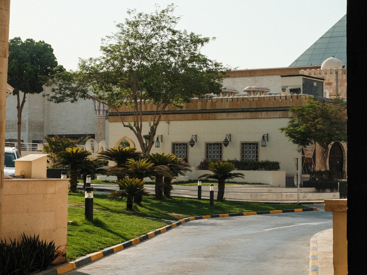 Building and landscape in Muscat